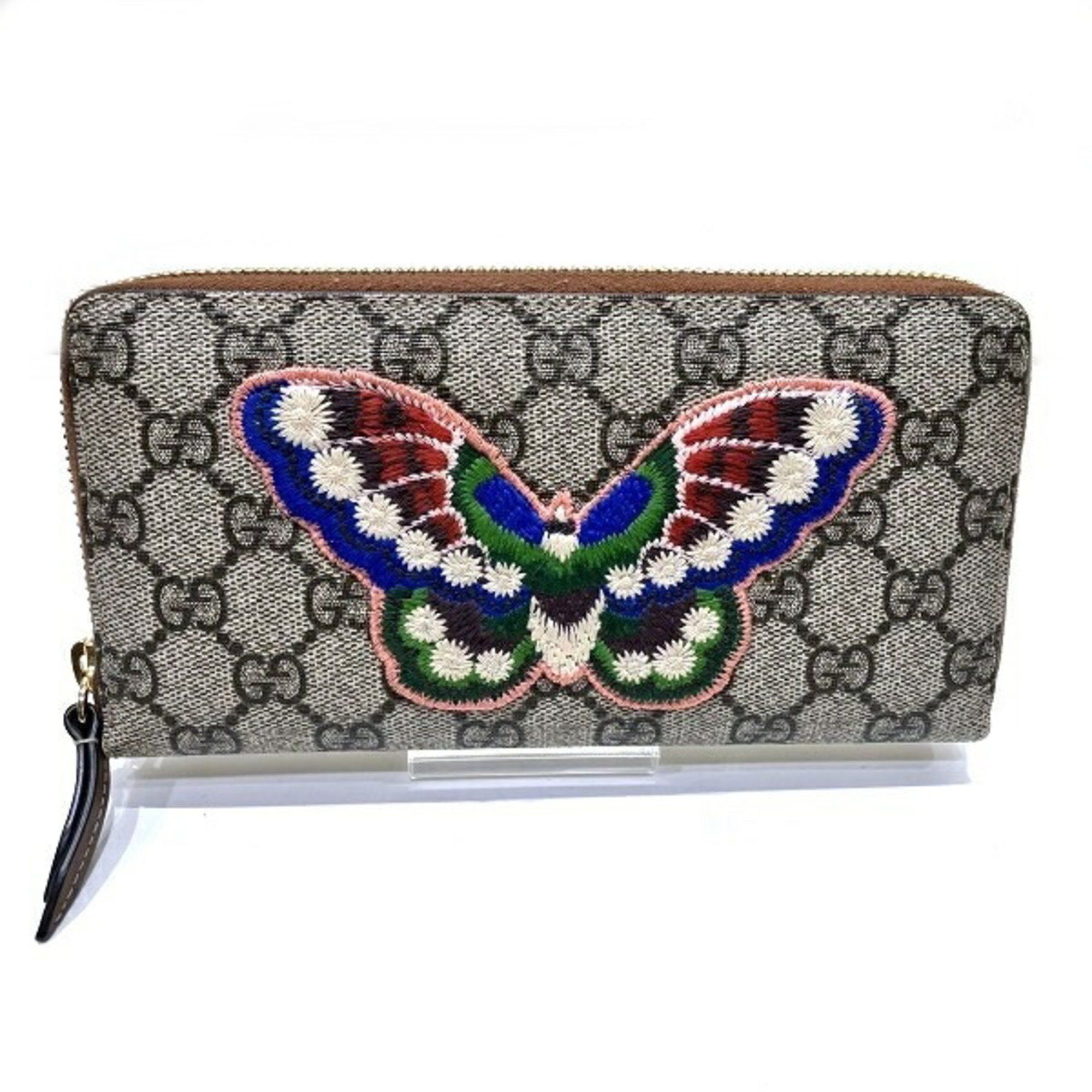 Bifold Wallets Butterfly Gucci Wallet Gucci GG Marmont Blush Pink