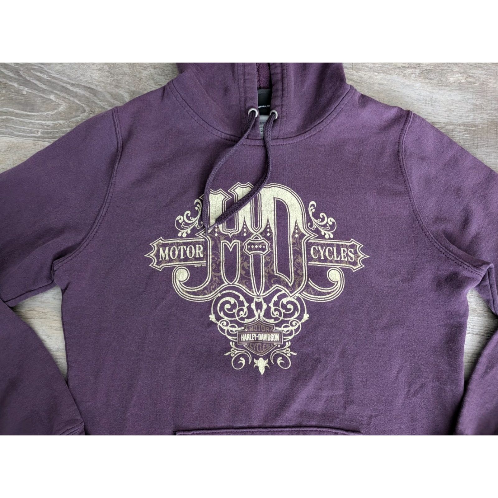 Harley Davidson Harley Davidson Official Women's Hoodie Purple Size M Xenia, Ohio Size M / US 6-8 / IT 42-44 - 2 Thumbnail