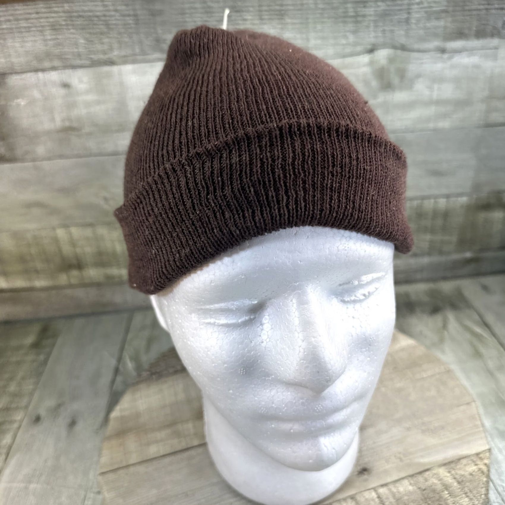 Vintage Yacht & Smith Beanie Unisex Adults One Size Dark Gray Knit Hats Men Women Size ONE SIZE - 4 Thumbnail