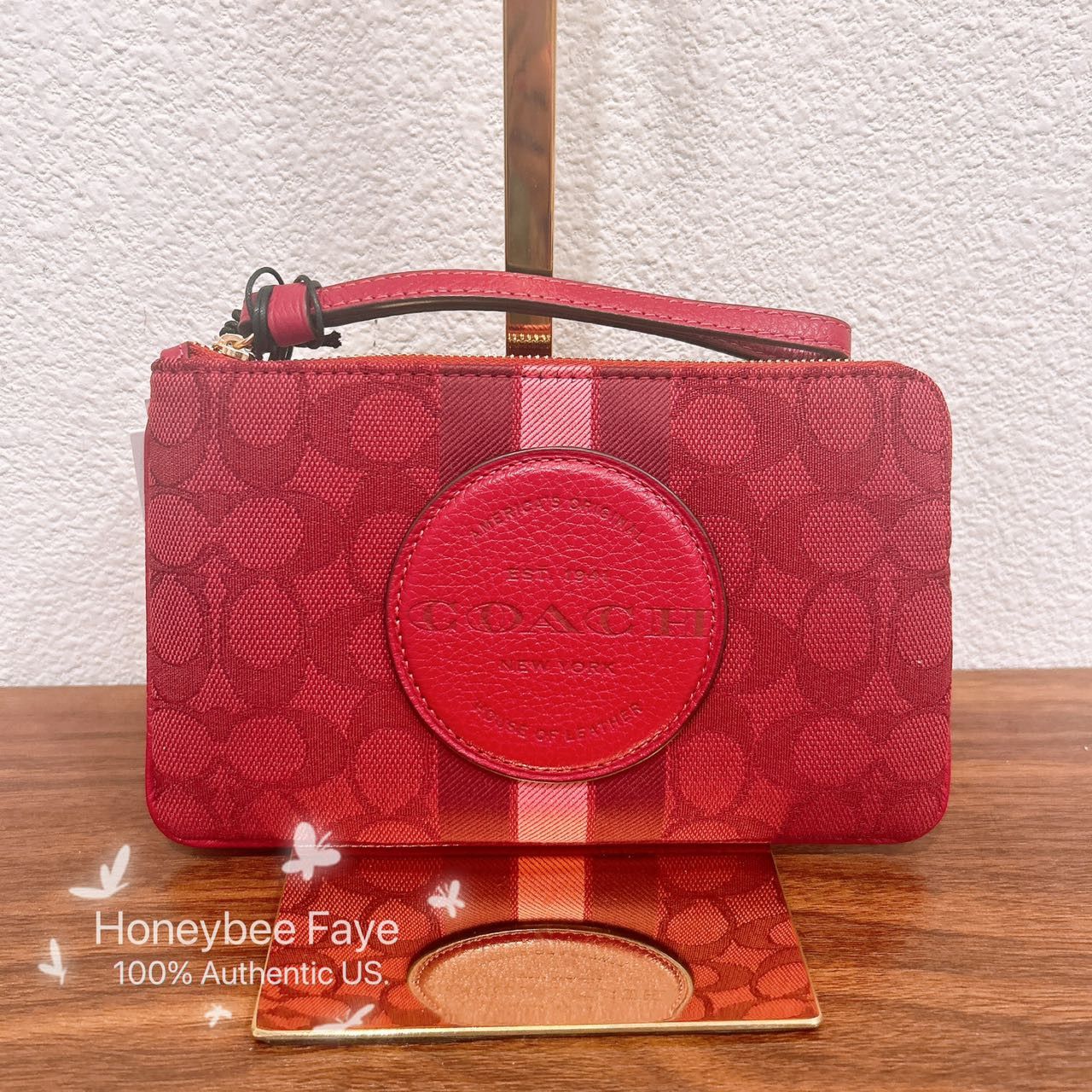 Coach Dempsey Large Corner Zip Wristlet C8841 Size ONE SIZE - 1 Thumbnail