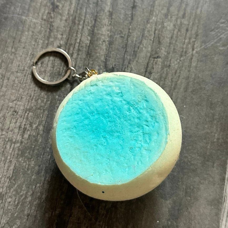 Other blue silly face squishy keychain Size ONE SIZE - 3 Thumbnail
