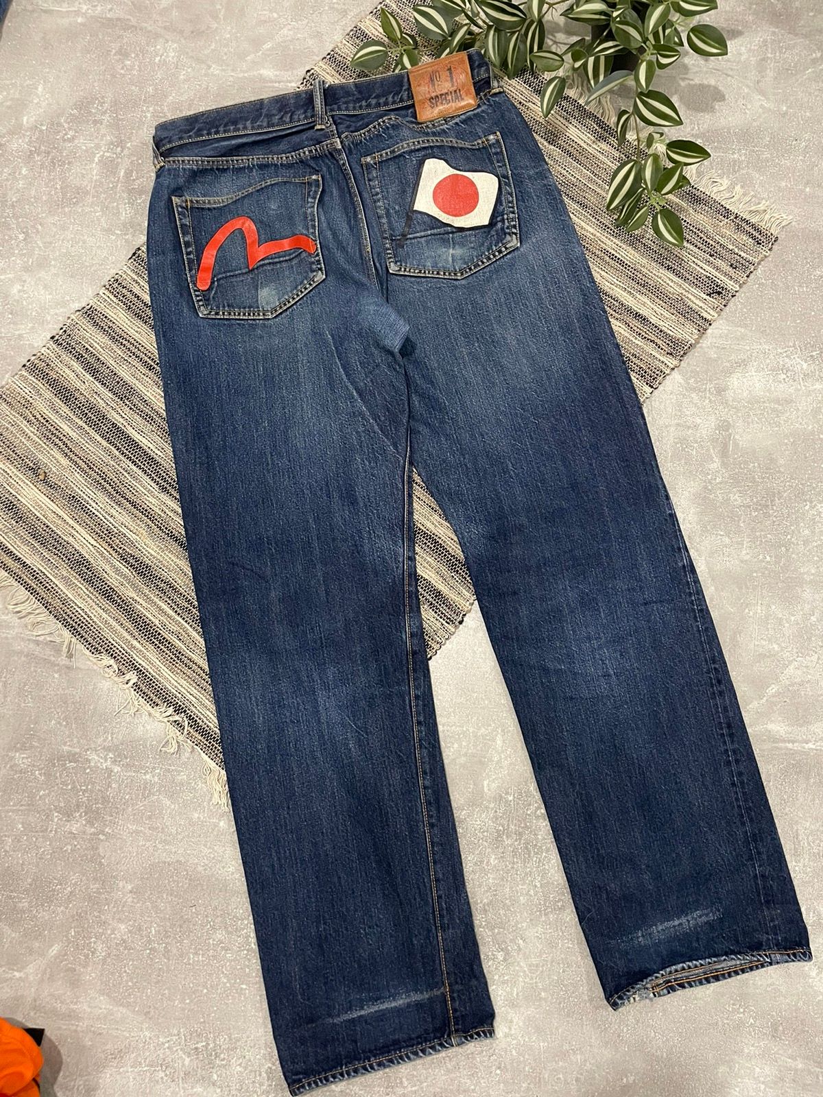 Pre-owned Avant Garde 90's Evisu Japan Speci Jeans Denim Pants Y2k Chrome Jnco Rock In Multicolor