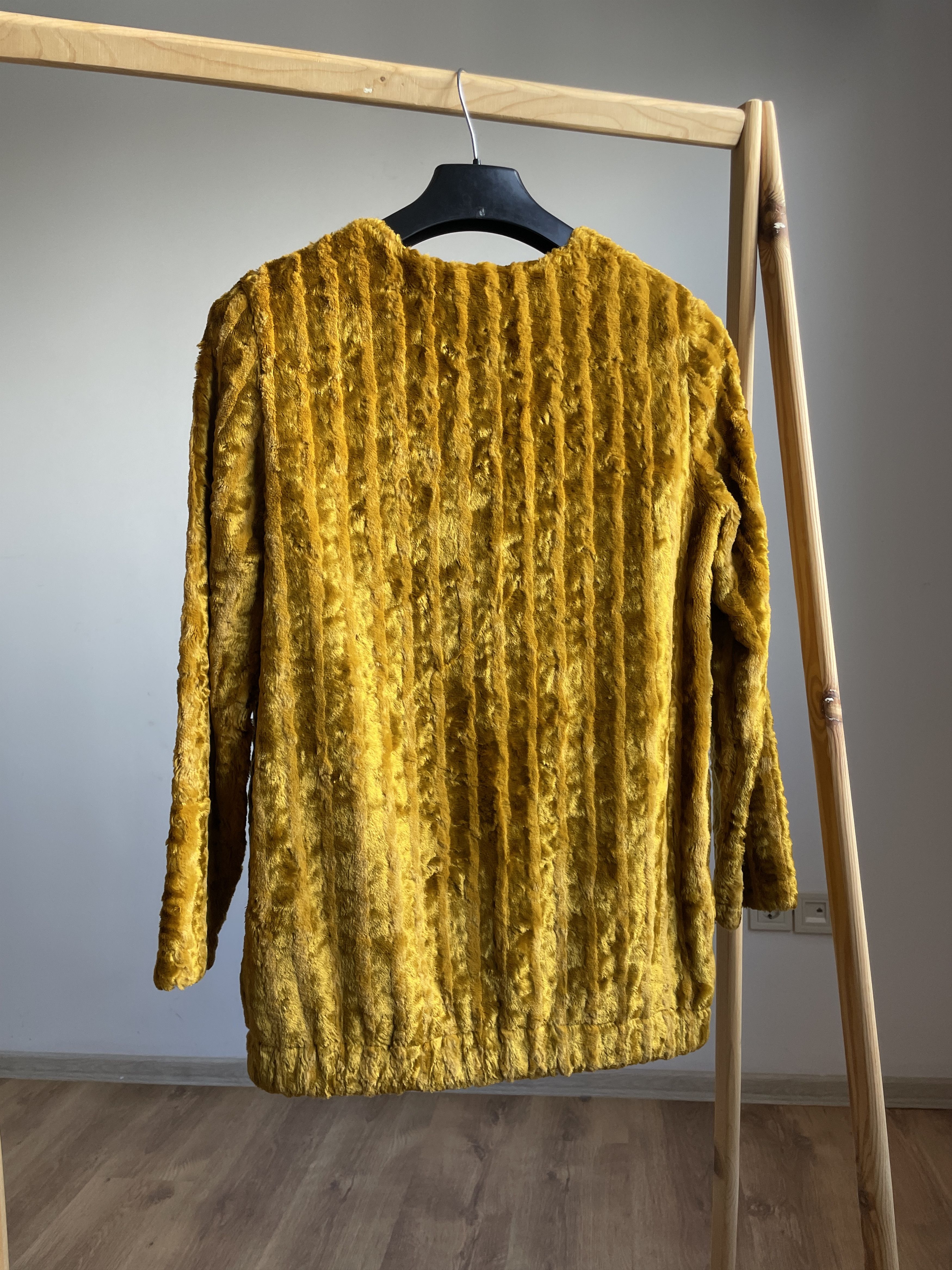 Rodebjer Rodebjer Womens Golden Velvet Collarless Coat Size S Size S / US 4 / IT 40 - 2 Thumbnail