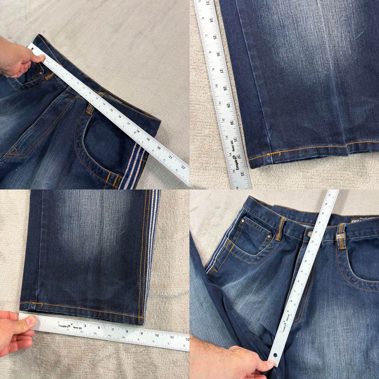 Phat Farm VINTAGE Phat Farm Denim Baggy Hip Hop Jacket 3XL Jeans 38x33 Set Size US 39 - 10 Thumbnail