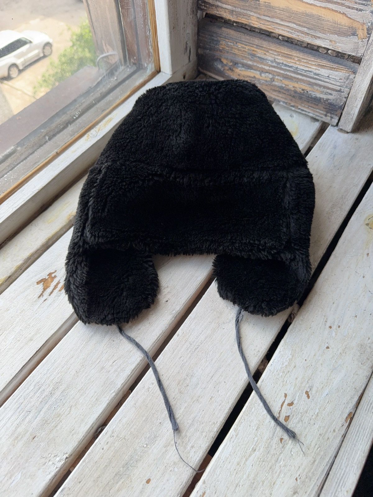 Vintage Vintage Real Fur Mohair Fuzzy Ushanka Y2K Opium Hype Rare OS Size ONE SIZE - 2 Thumbnail
