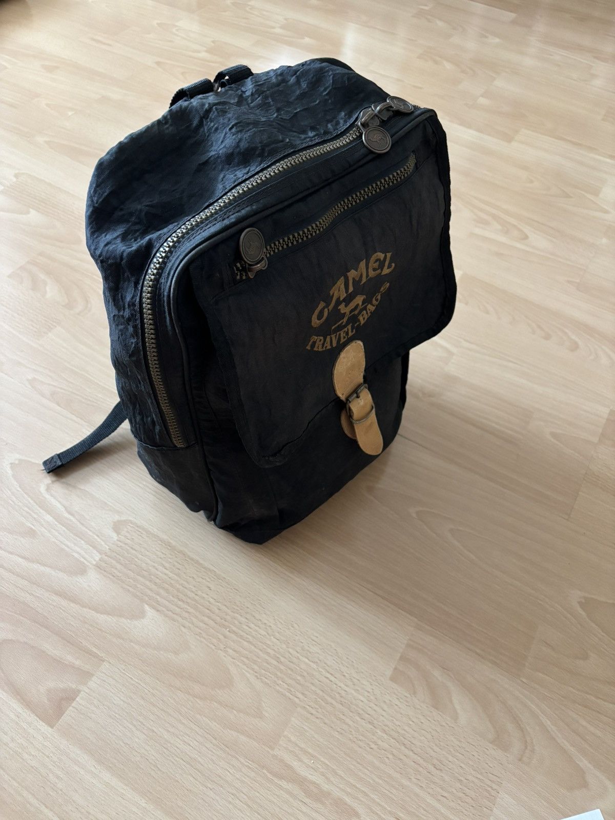 Camel Camel Travel Vintage Backpack outdoor Size ONE SIZE - 5 Thumbnail