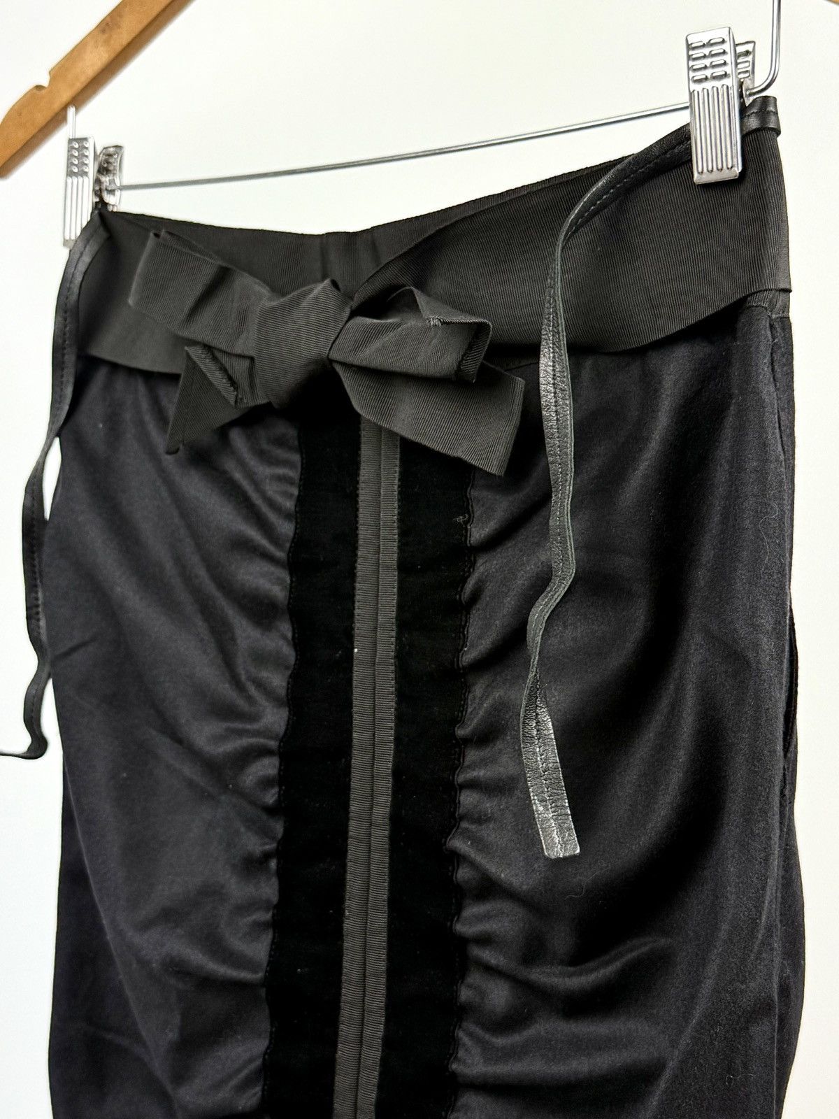 Yves Saint Laurent Yves Saint Laurent - Tom Ford - SS02 - Velvet - Ruched Skirt Size 25" / US 0 / IT 36 - 13 Thumbnail
