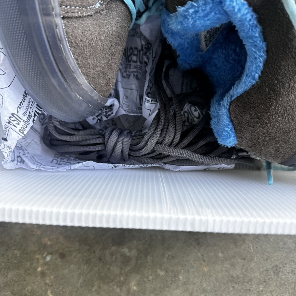 ERL Erl Vamp Sneakers Electric Gray NEW! Size US 9 / EU 42 - 5 Thumbnail