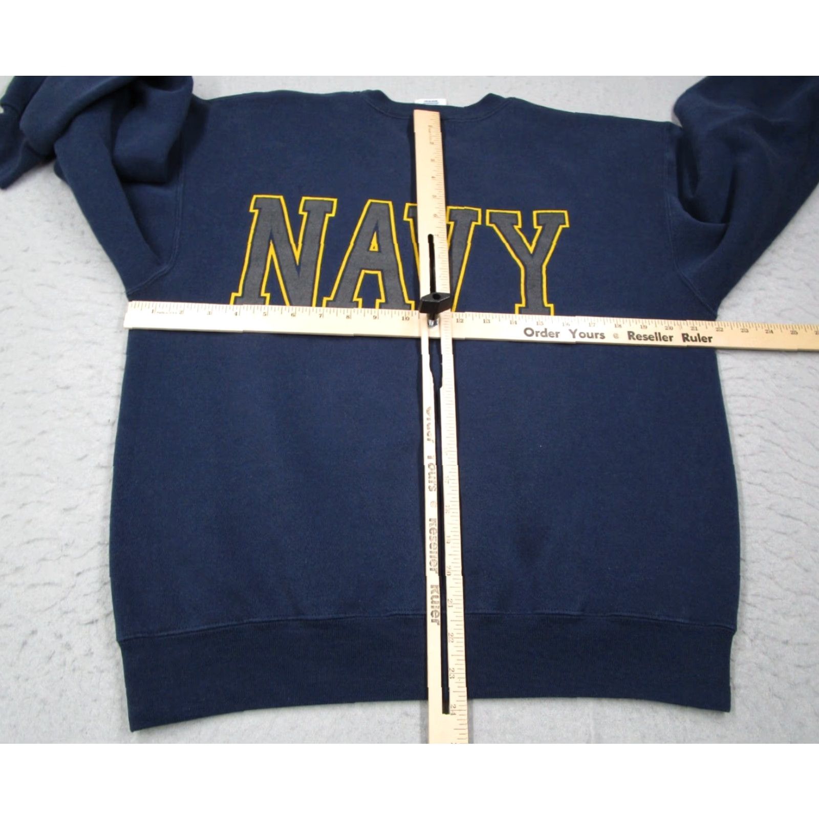 Soffe VINTAGE Soffe Navy Sweatshirt Mens M Blue Pullover Crew Neck Logo US NAVY / MJ SOFFE sweatshirt Size US M / EU 48-50 / 2 - 7 Thumbnail