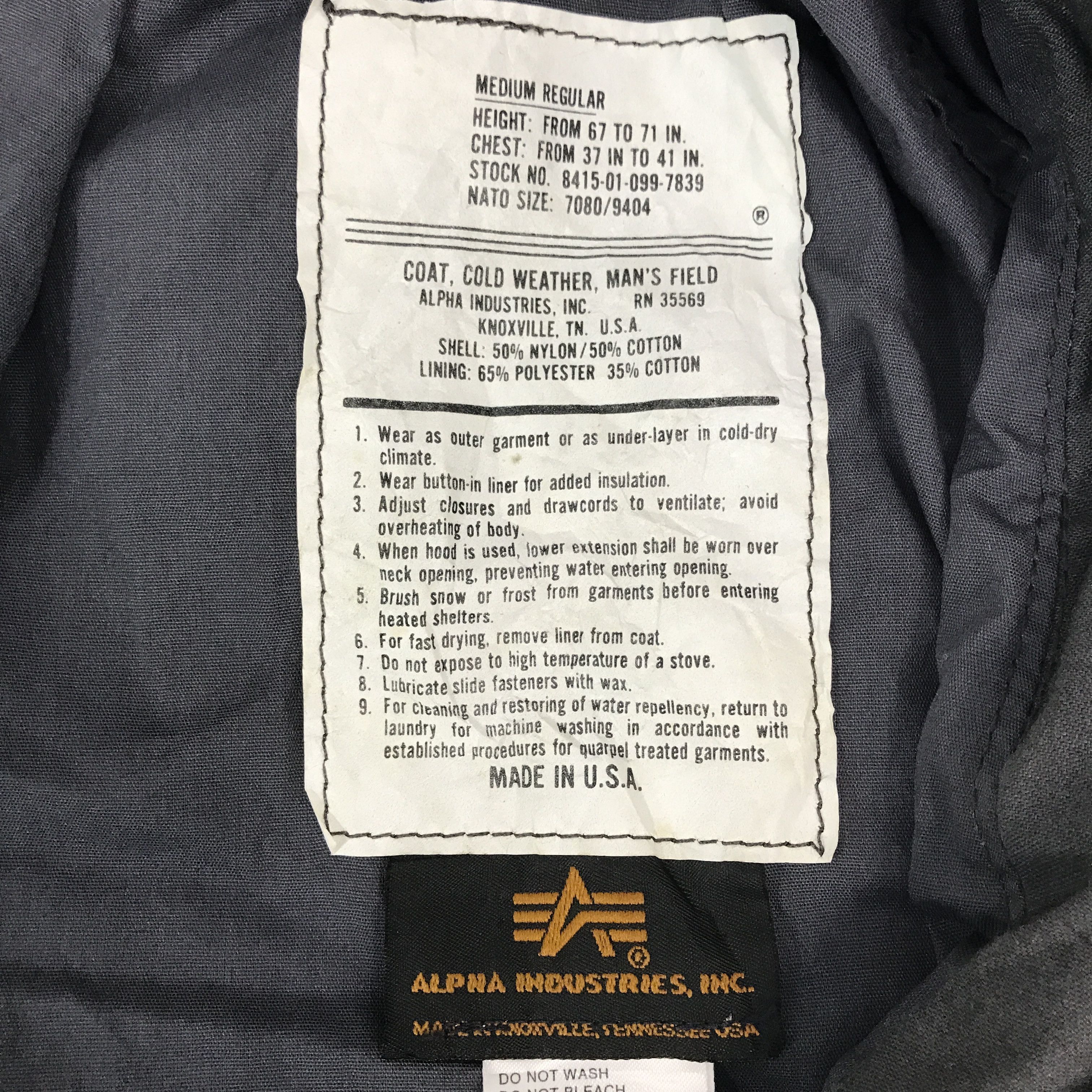 Alpha Industries × Vintage Rare🔥Vintage alpha industries m65 design jacket Size US L / EU 52-54 / 3 - 8 Thumbnail