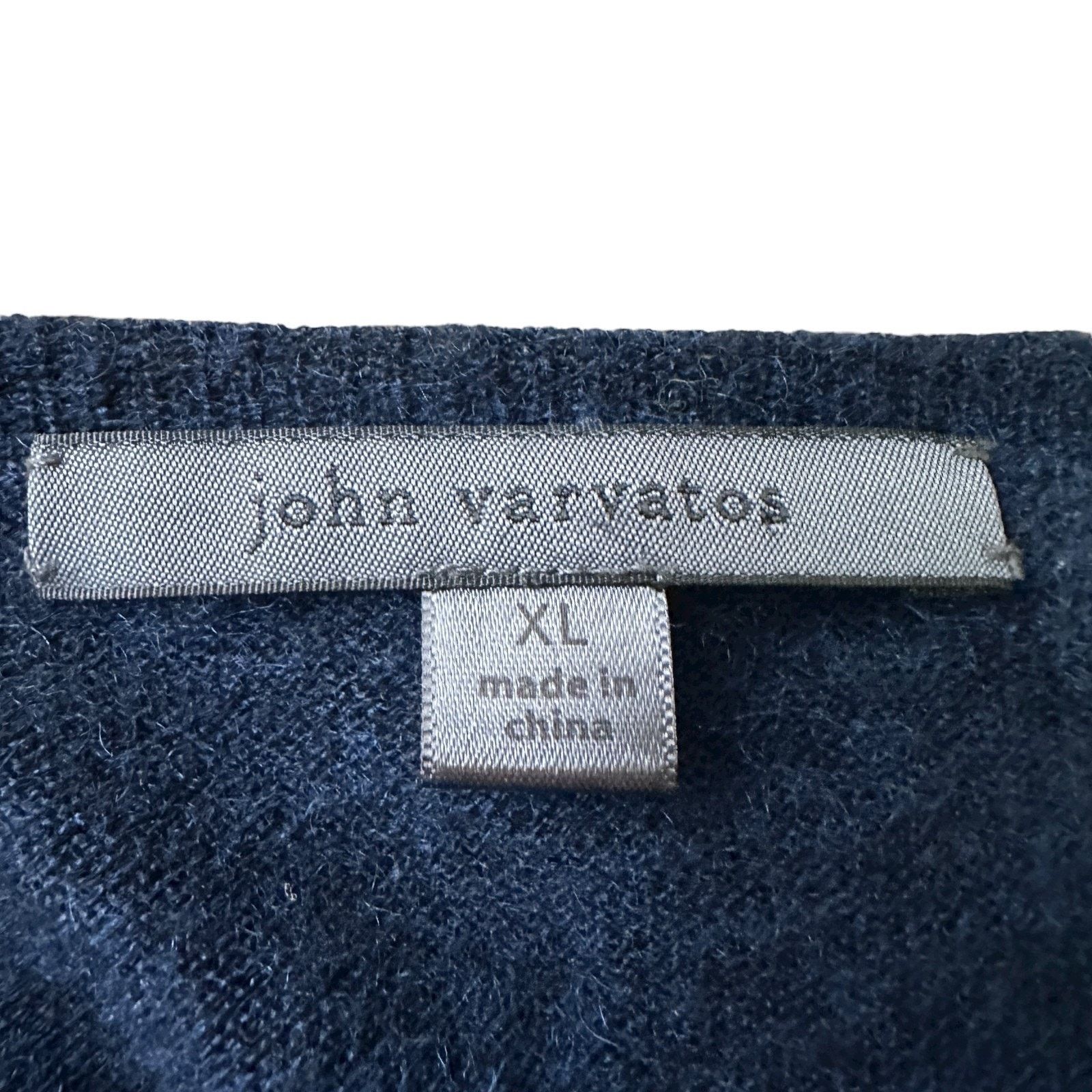 John Varvatos John Varvatos Sweater Men’s XL Dark Blue 100% Cashmere Size US XL / EU 56 / 4 - 6 Thumbnail
