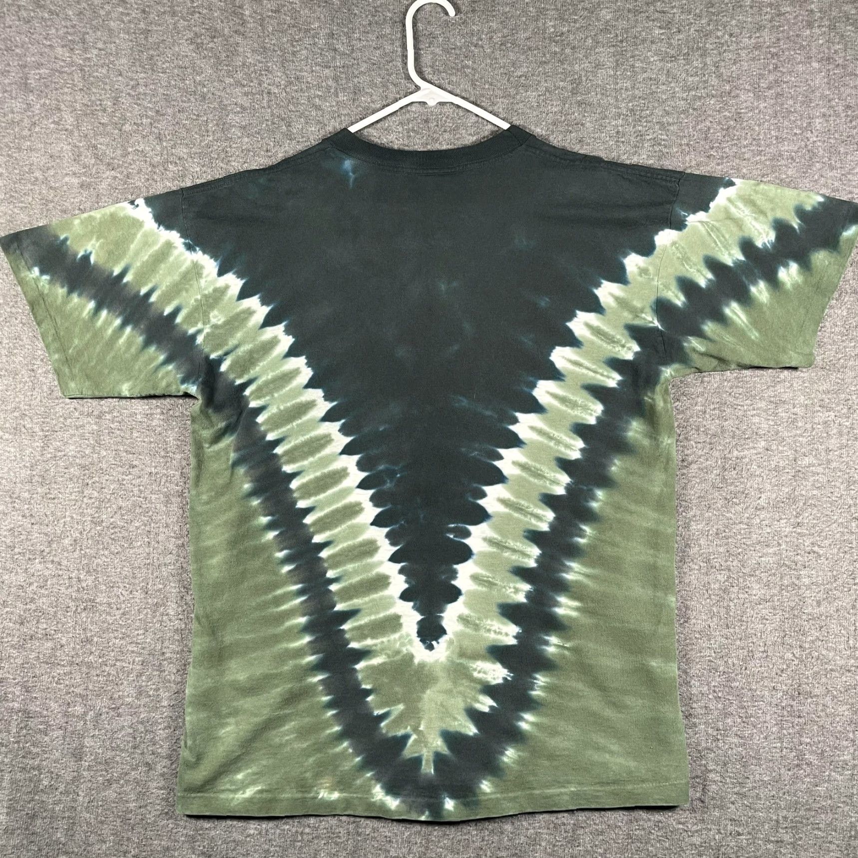 Liquid Blue Vintage Marines Shirt Mens Large Green Liquid Blue Tie Dye USMC Graphic USA Tee Size US L / EU 52-54 / 3 - 3 Thumbnail