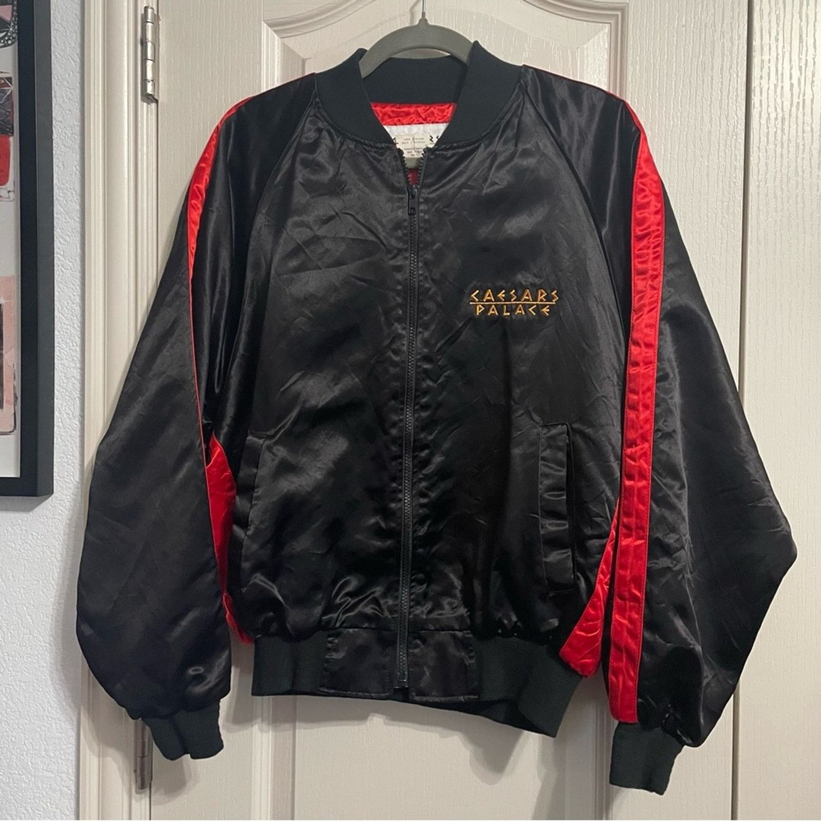 Vintage Vintage 1995 Bowe Holyfield 3 Caesars Palace Boxing Jacket Size US M / EU 48-50 / 2 - 2 Thumbnail