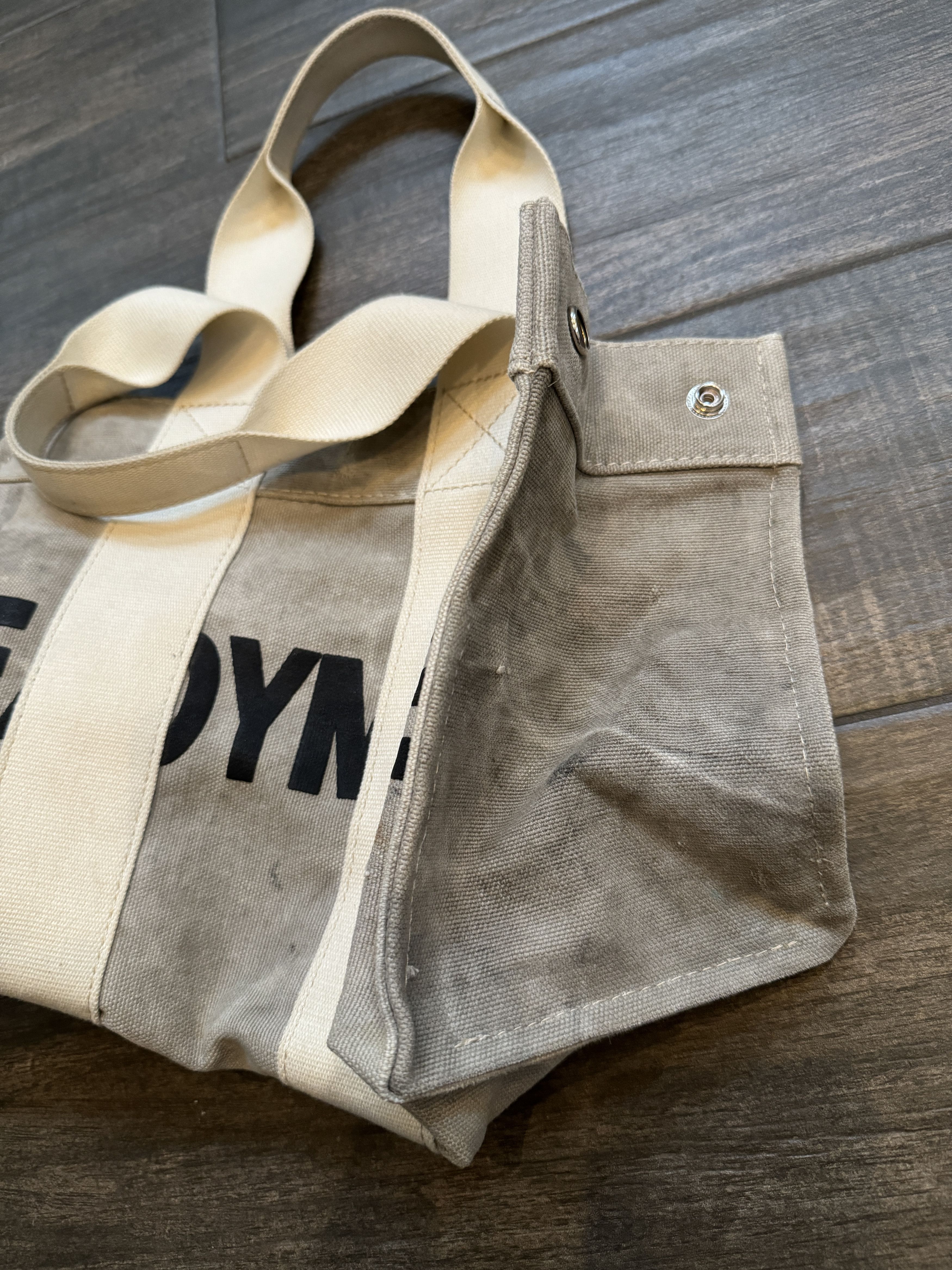 READYMADE READYMADE Easy Tote White Gray Size ONE SIZE - 4 Thumbnail