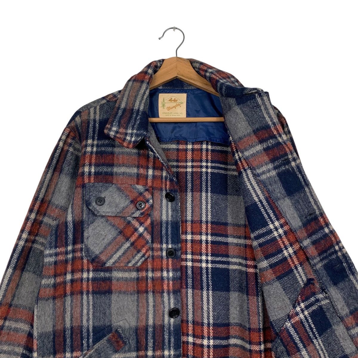 Wrangler Vintage 80’s WRANGLER Tartan Flannel Four Pocket #2556-C115 Size US M / EU 48-50 / 2 - 10 Thumbnail