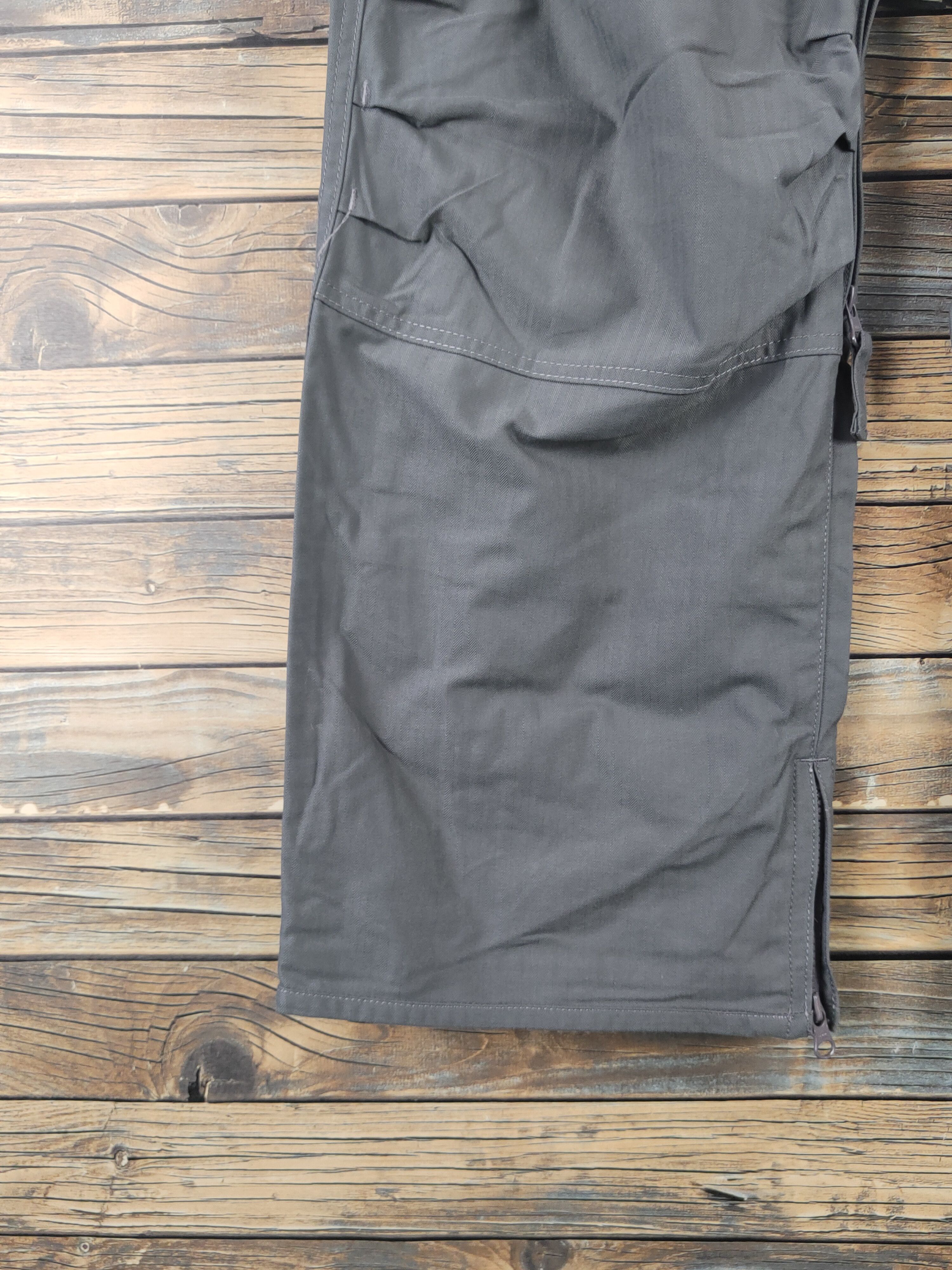 Japanese Brand DL Estiva Snowboarding Dark Gray Tactical Cargo Pants #1784 Size US 27 - 5 Thumbnail