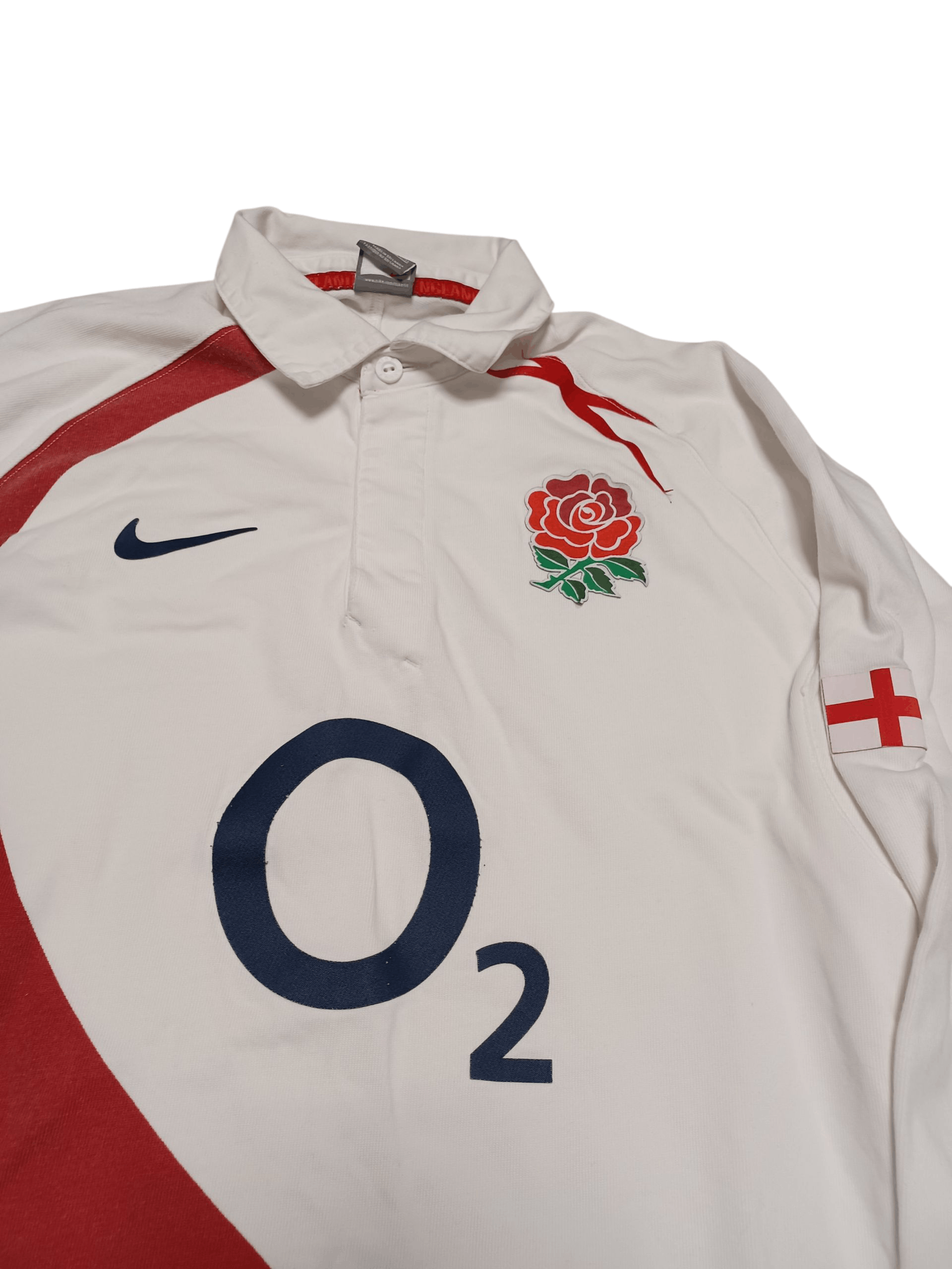 Nike ENGLAND RUGBY NIKE VINTAGE O2 JERSEY RUGBY SHIRT Size US L / EU 52-54 / 3 - 2 Thumbnail