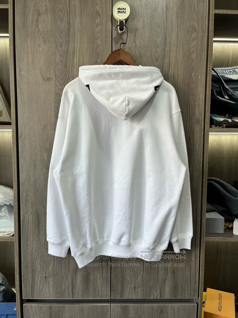 Balenciaga Balenciaga White Alphabet Logo Hoodie Size US S / EU 44-46 / 1 - 6 Thumbnail