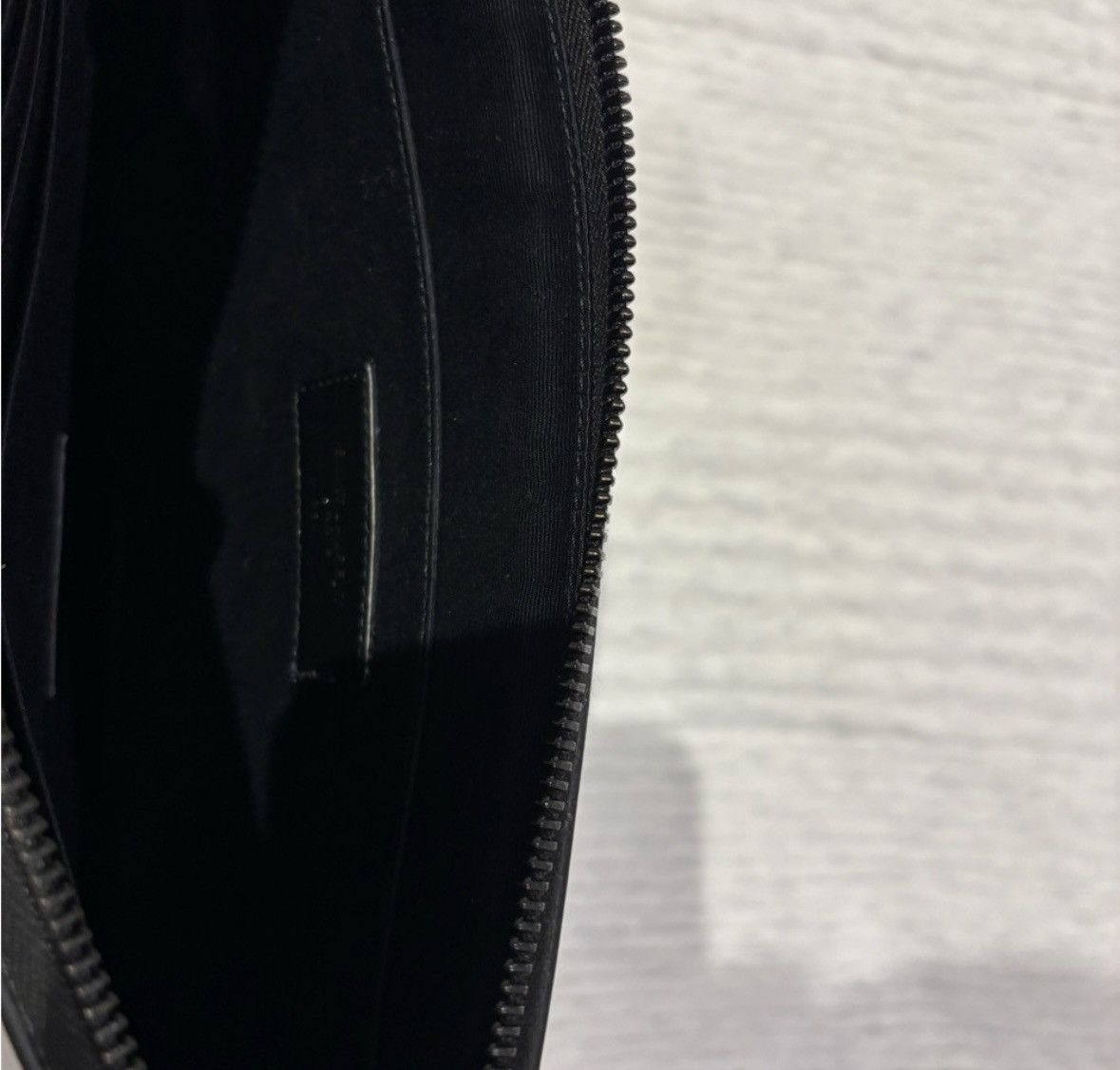Saint Laurent Paris Black Leather Clutch/Pouch Size ONE SIZE - 6 Thumbnail