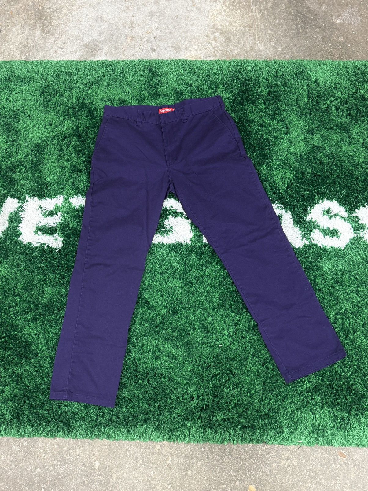 Supreme Supreme Deep Purple Work Pants Sz. 34 Box Work Size US 34 / EU 50 - 1 Thumbnail