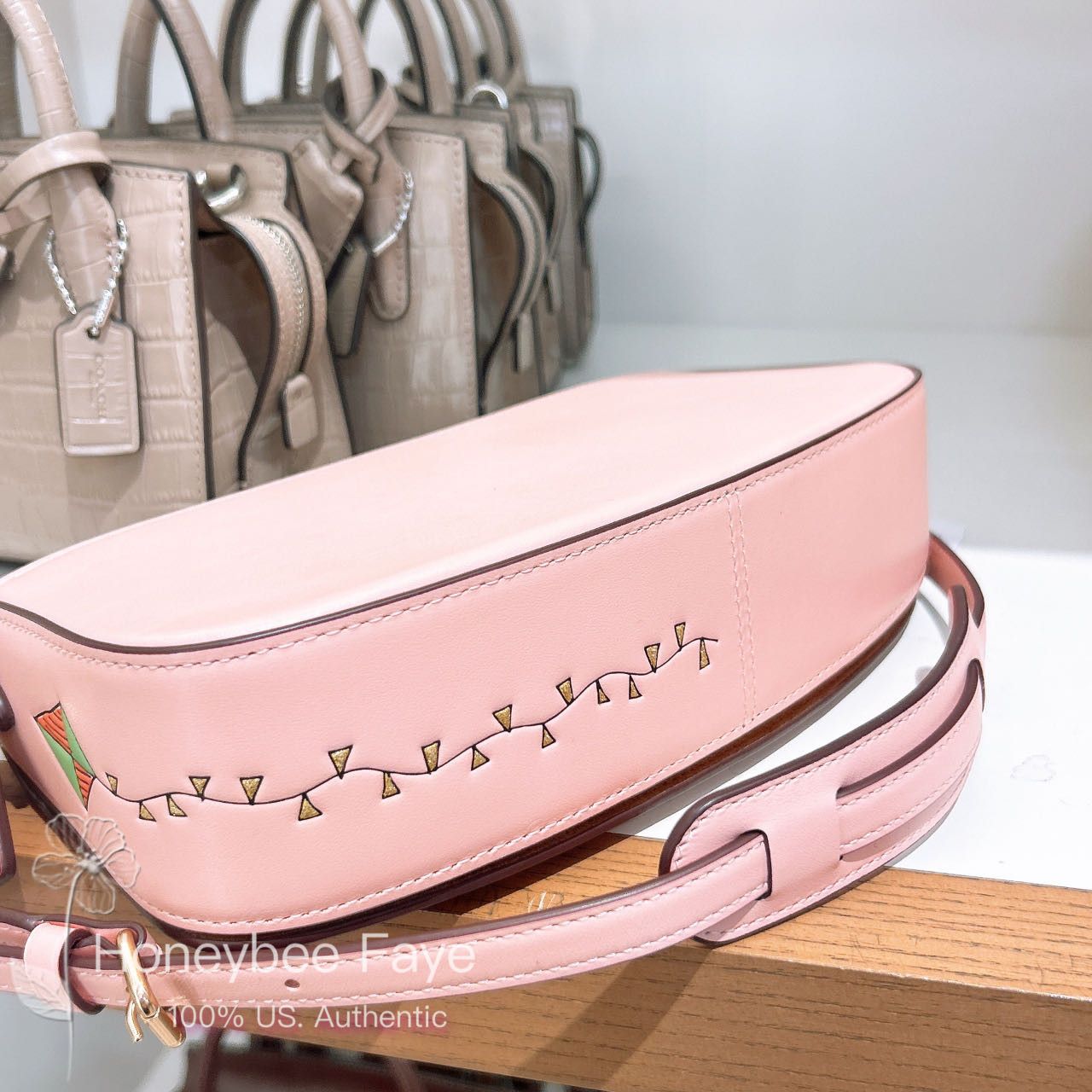 Coach Observed By Us Andrea Shoulder Bag In Signature Canvas Size ONE SIZE - 6 Thumbnail