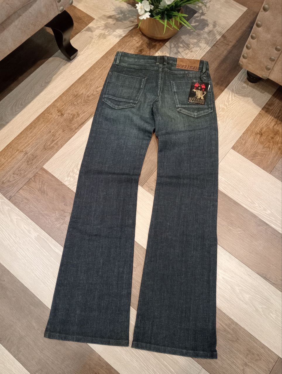 Hysteric Glamour HYSTERIC GLAMOUR JAPAN INDIGO STRETCH FLARED PANTS Size US 30 / EU 46 - 11 Thumbnail