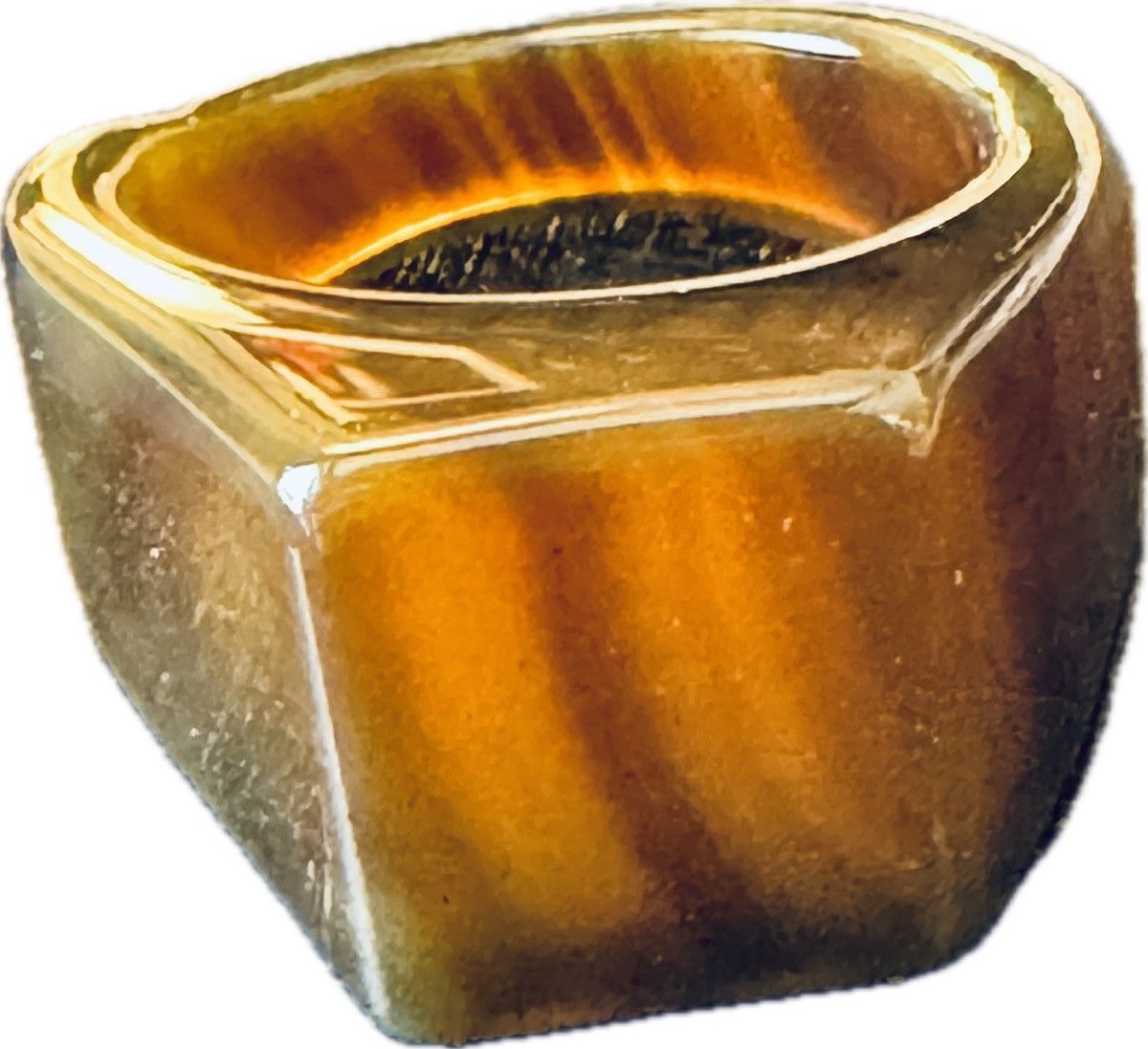 Luke Vicious × Vintage Mother Earth Glass Ring Size ONE SIZE - 1 Thumbnail