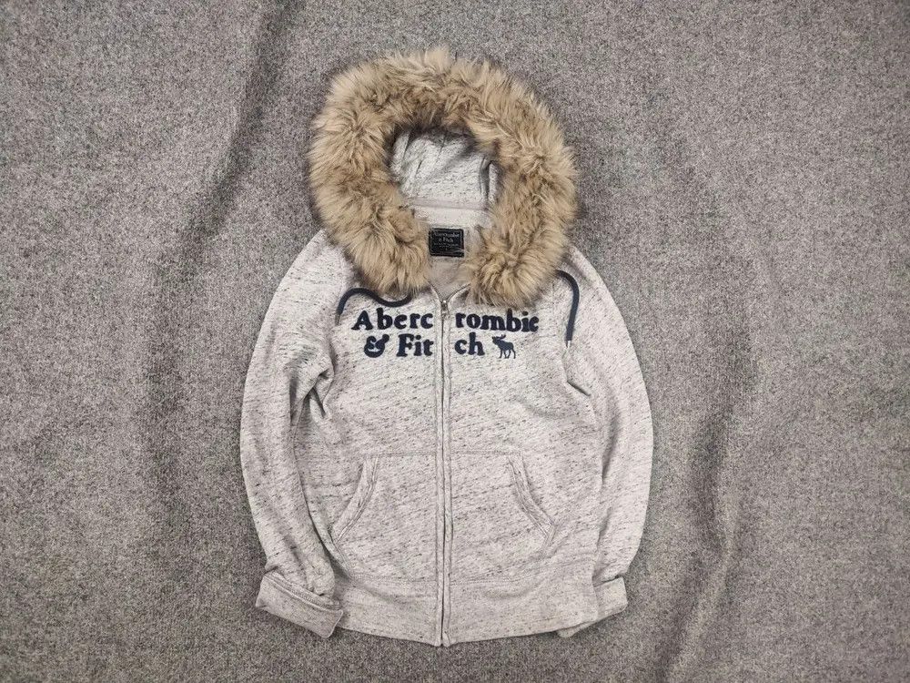 Abercrombie & Fitch Vintage Abercrombie Y2K If six was nine fur Zip Hoodie Size US S / EU 44-46 / 1 - 1 Thumbnail