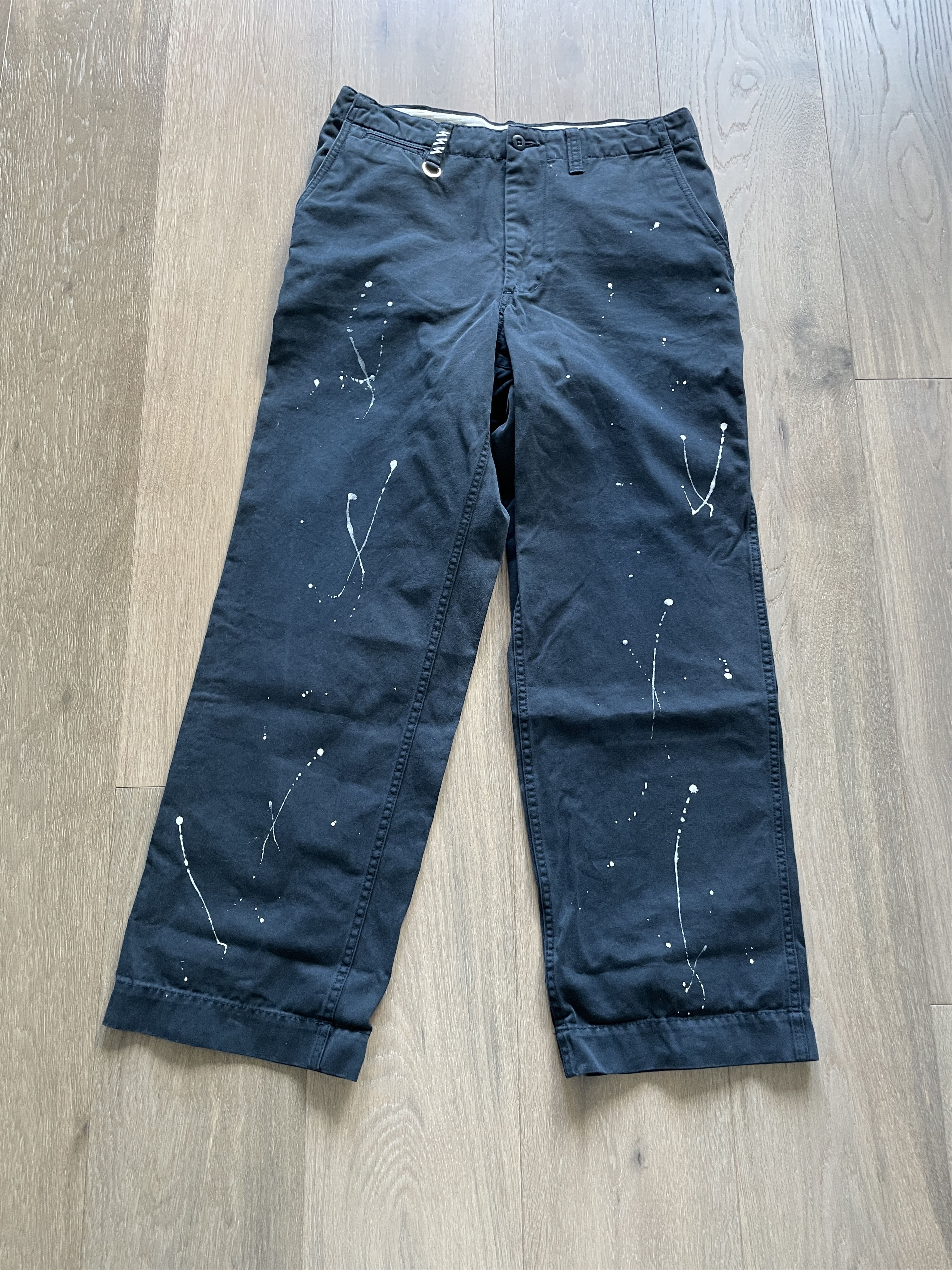 image of Uniform Experiment Paint Pants in Navy, Men's (Size 32)