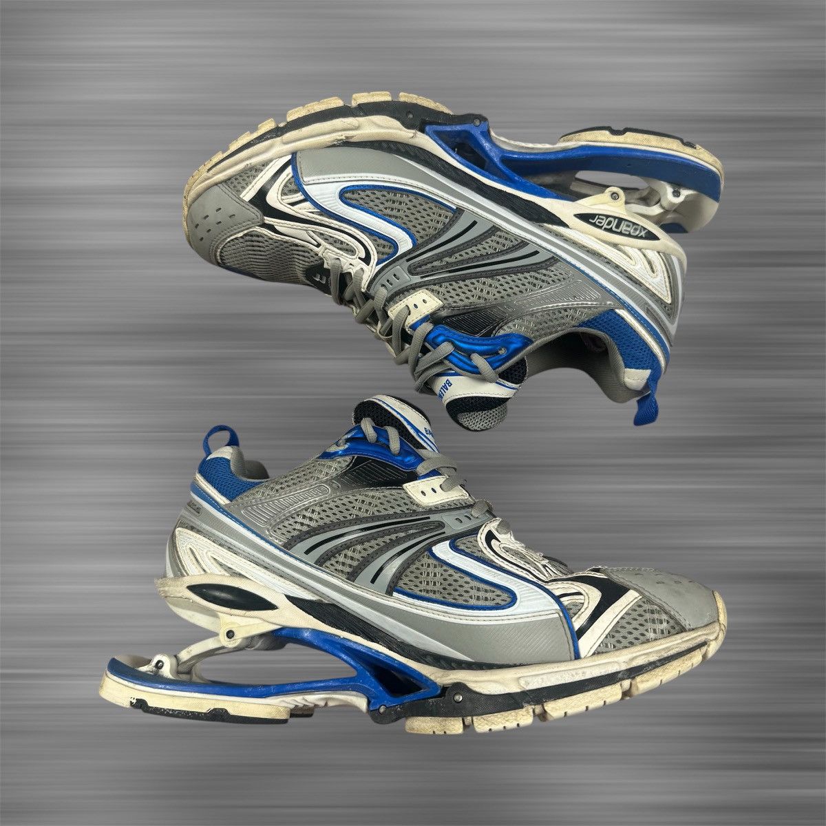 Balenciaga Balenciaga SS22 X-Pander ‘Blue/Silver’ Shoes Size US 9.5 / EU 42-43 - 3 Thumbnail