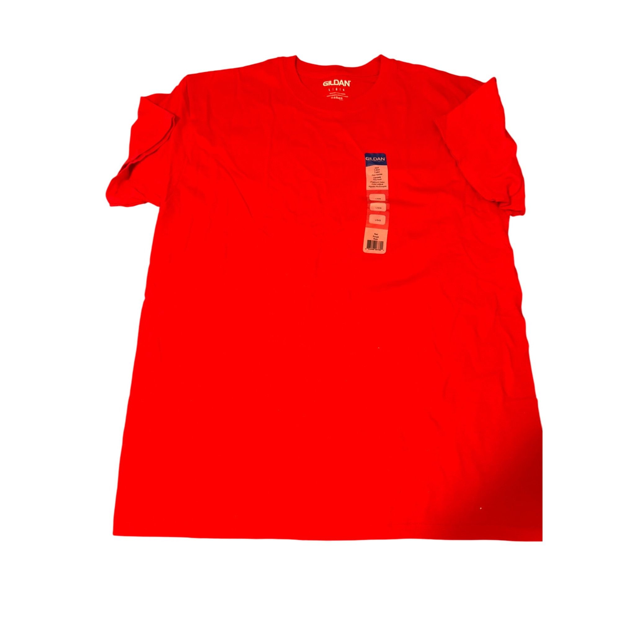Gildan Gildan Red Adult T-Shirt 100% Cotton Pre-Shrunk Size L New W Size US L / EU 52-54 / 3 - 1 Thumbnail