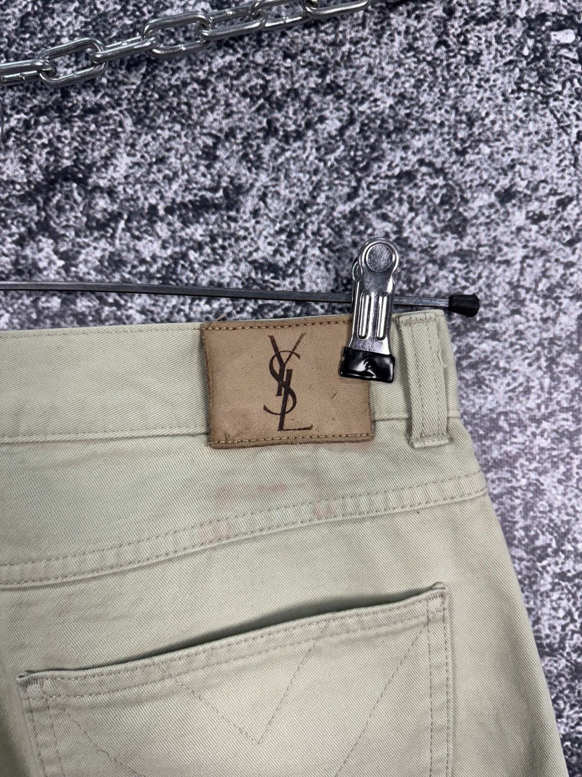 Yves Saint Laurent Yves Saint Laurent Pants Vintage Straight Trousers W32 Size US 32 / EU 48 - 14 Thumbnail