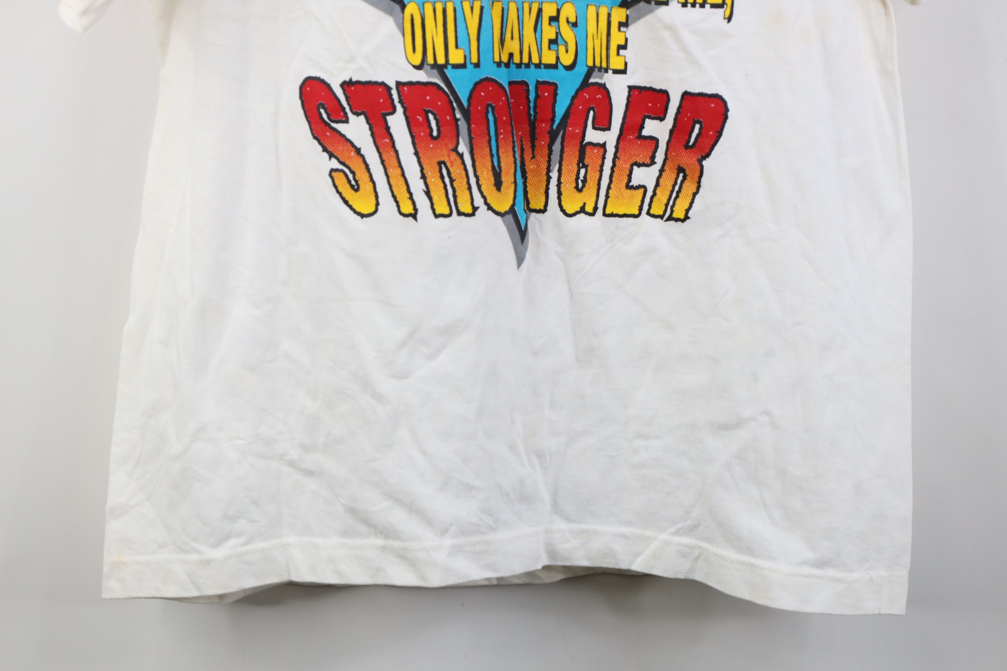 Vintage Vintage 90s Streetwear Nothing Skull T-Shirt White Cotton Size US XL / EU 56 / 4 - 13 Thumbnail