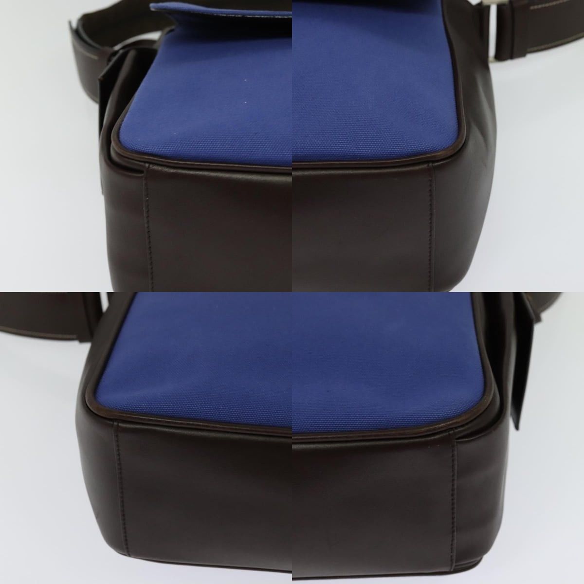 Prada PRADA Shoulder Bag Canvas Blue Silver Size ONE SIZE - 10 Thumbnail