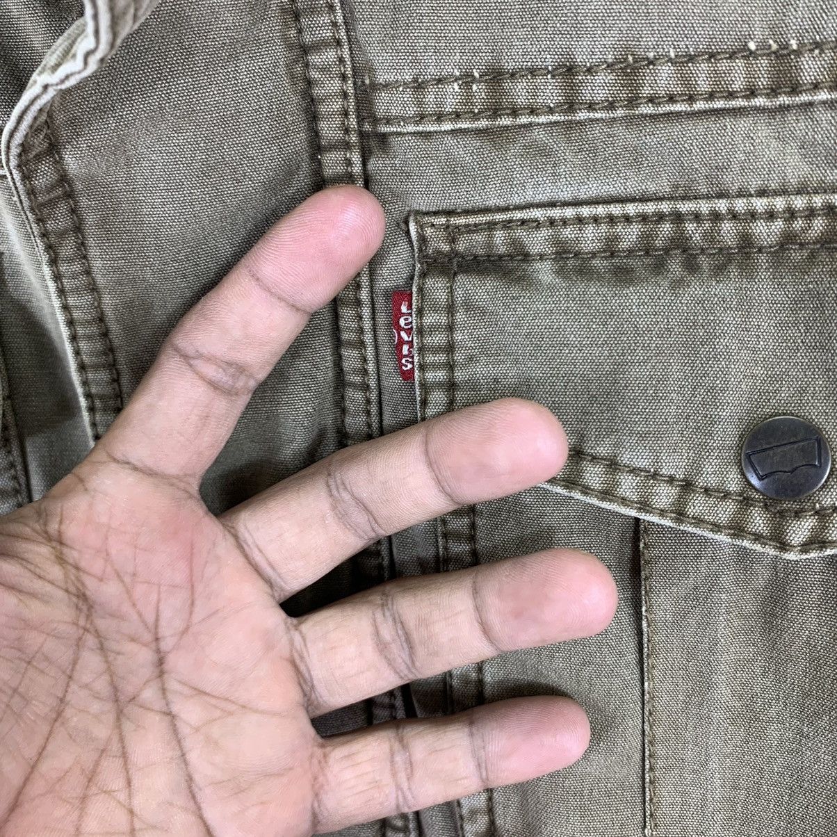 Levi's 🔥🔥VINTAGE LEVIS TRUCKER SHERPA ZIPPER JACKET Size US M / EU 48-50 / 2 - 6 Thumbnail