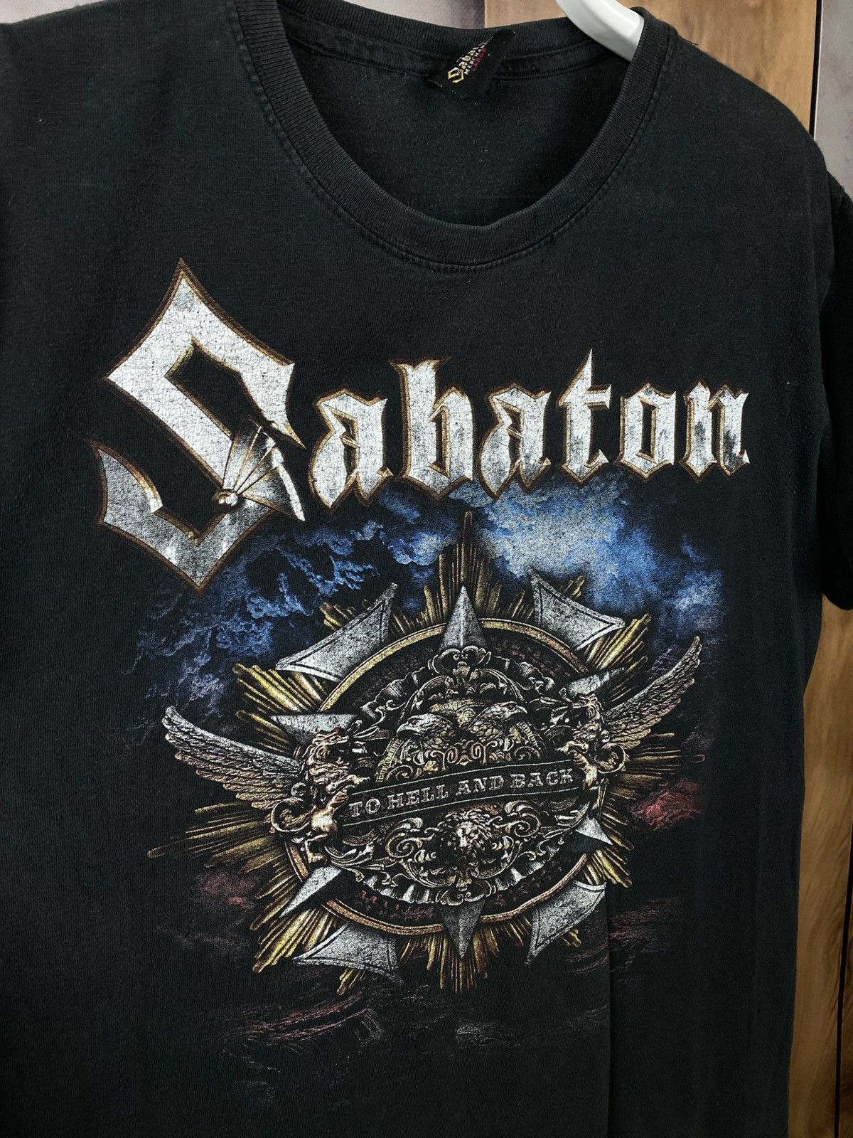 Band Tees 🎸Vintage 00s T-Shirt Sabaton To Hell And Back Rock Band Tee🎸 Size US L / EU 52-54 / 3 - 3 Thumbnail