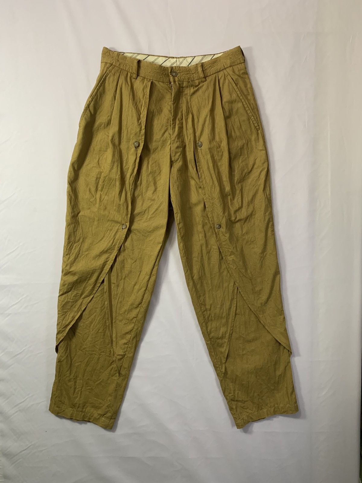 Beauty Beast Japanese Casual Harem Chino Pants Loose Hippie Drop Crotch Size US 30 / EU 46 - 2 Thumbnail