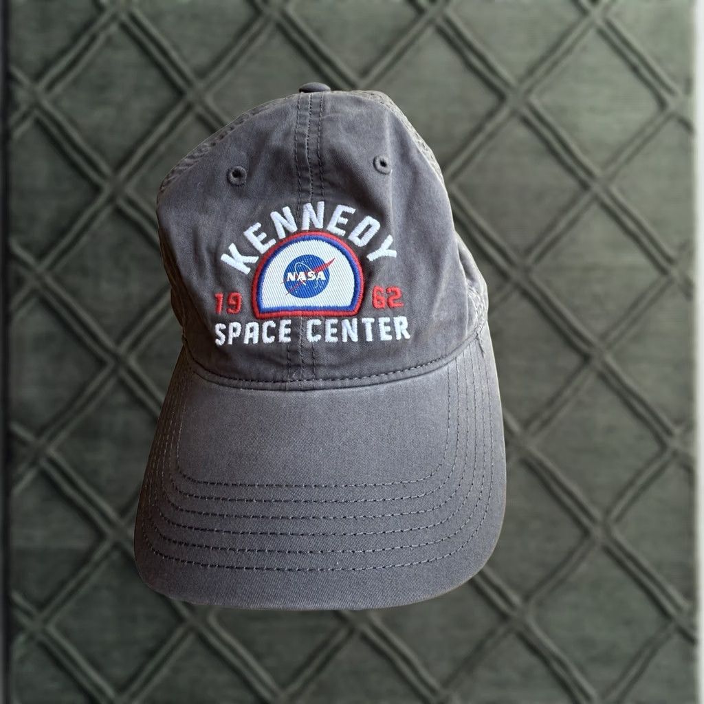Our Legacy LEGACY Kennedy Space Center Baseball Cap Hat NASA Grey Space Legacy Size ONE SIZE - 1 Thumbnail