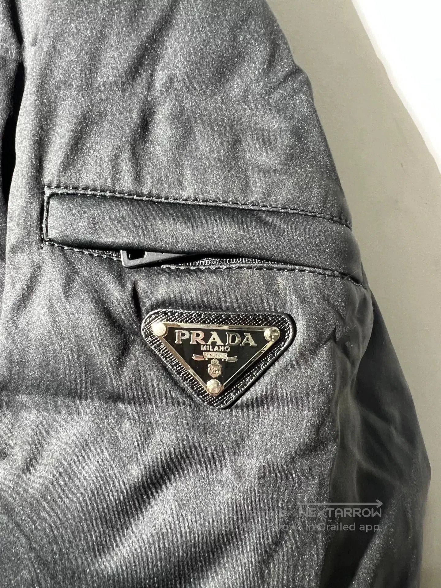 Prada PRADA Reversible Down Jacket Black Camouflage. Size US L / EU 52-54 / 3 - 7 Thumbnail