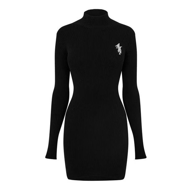 Amiri o1g2r1mq0824 Mini Dresses in Black Size XS / US 0-2 / IT 36-38 - 1 Thumbnail