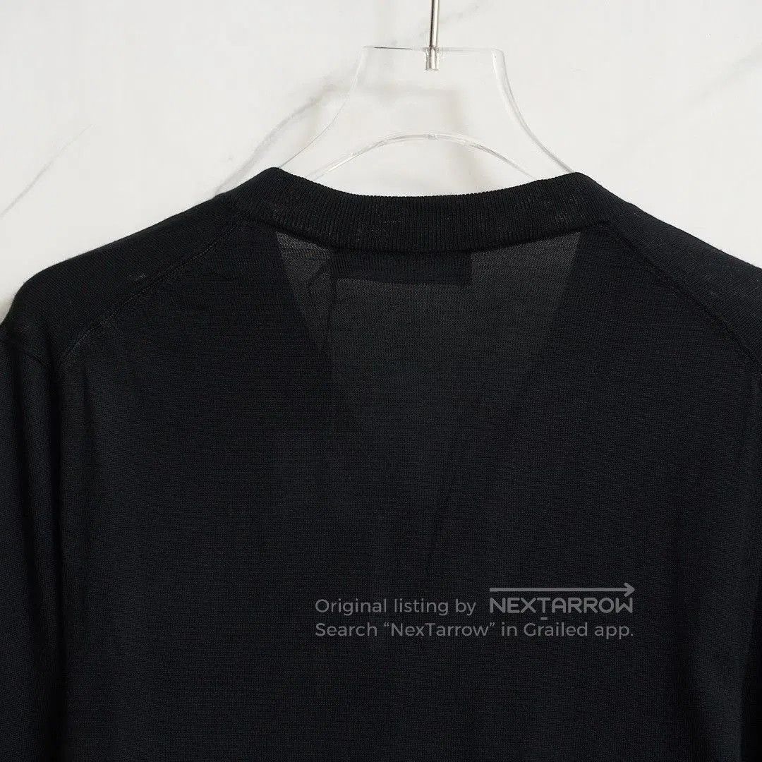 Dolce & Gabbana Dolce&Gabbana Men's Black V-Neck Knit Sweater. Size US S / EU 44-46 / 1 - 8 Thumbnail