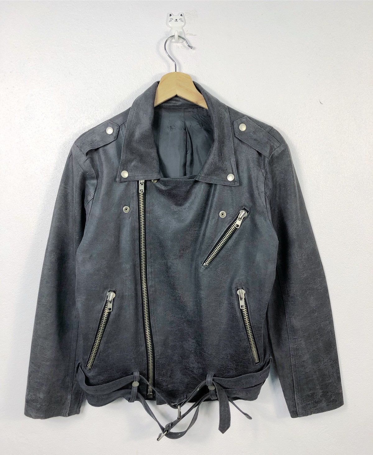 Seditionaries Rare Suede Rider Bondage Asymmetrical Jacket Size US M / EU 48-50 / 2 - 2 Thumbnail