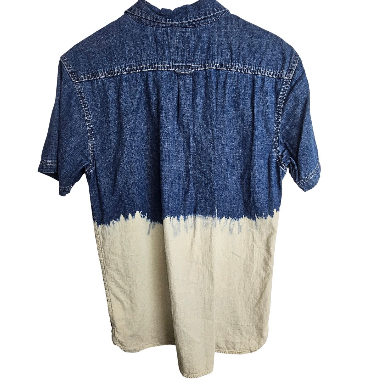 Levi's Levis Mens Denim Shirt Tie Die Size M Western Button Front Size US M / EU 48-50 / 2 - 8 Thumbnail
