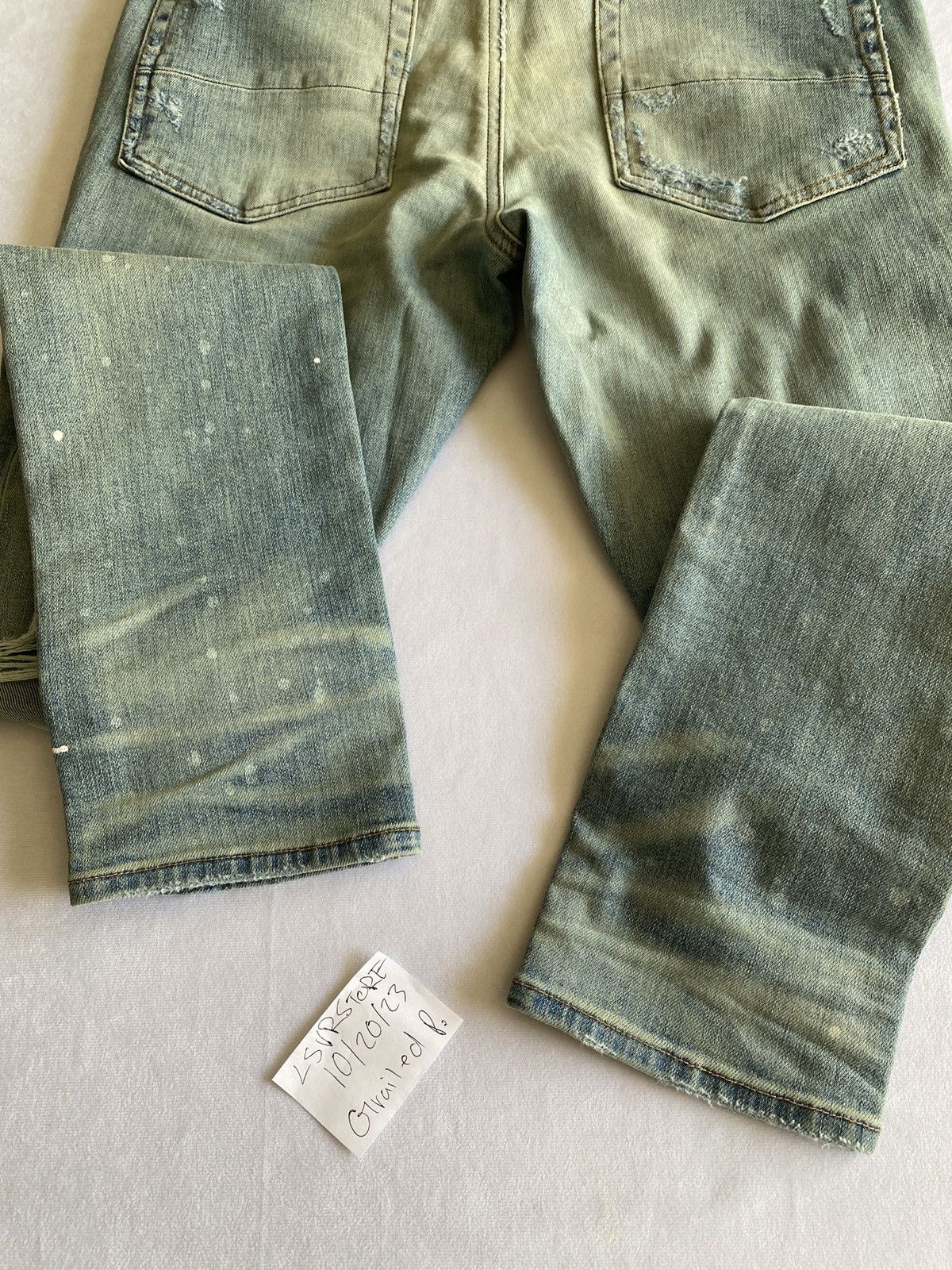 Amiri AMIRI Art Patch Painted Jean Classic Indigio OG 32 Size US 32 / EU 48 - 4 Thumbnail