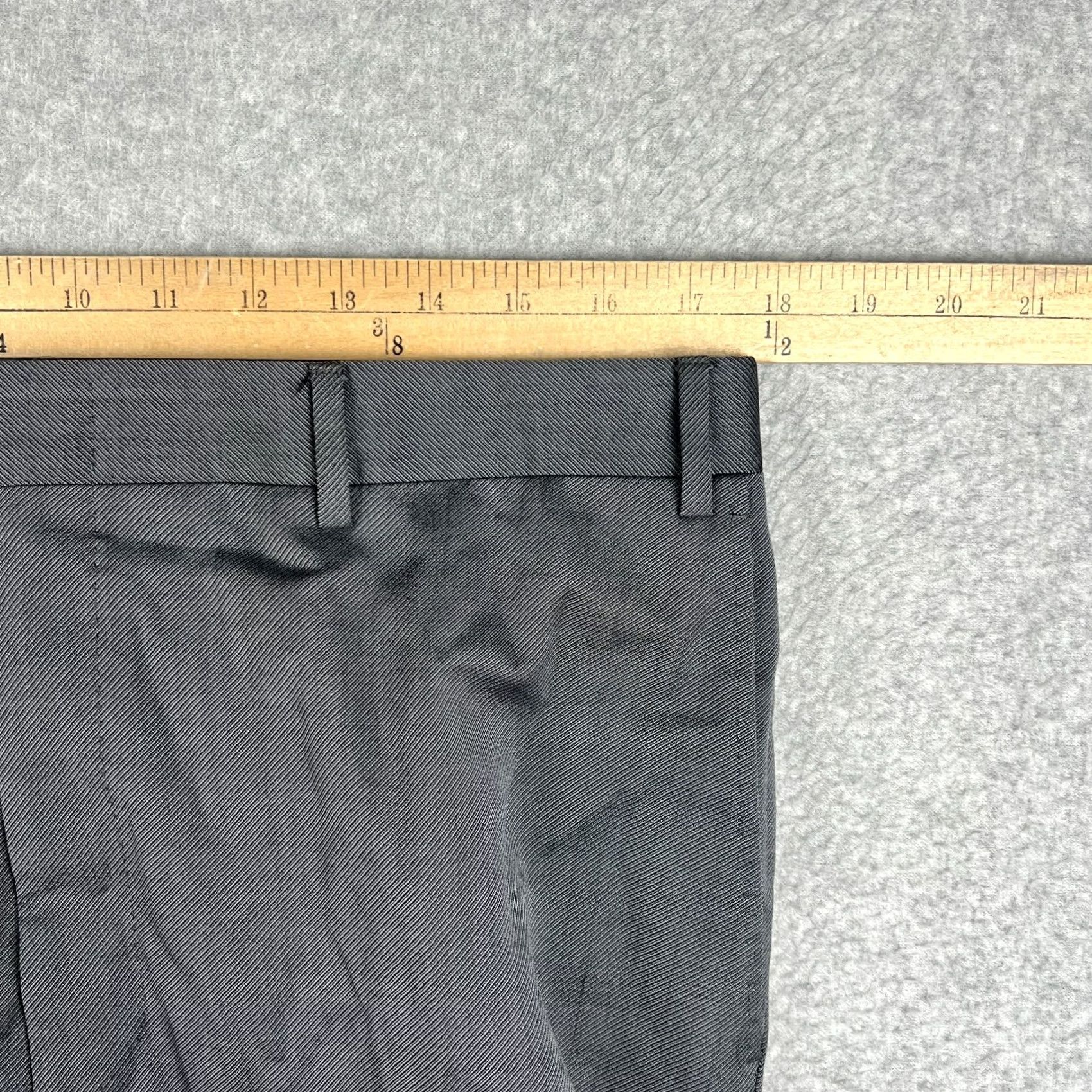 Canali Canali Dress Pants Trouser Slacks Wool Straight Fit Flat Front 36x30 Grey Mens Size US 38 / EU 54 - 5 Thumbnail