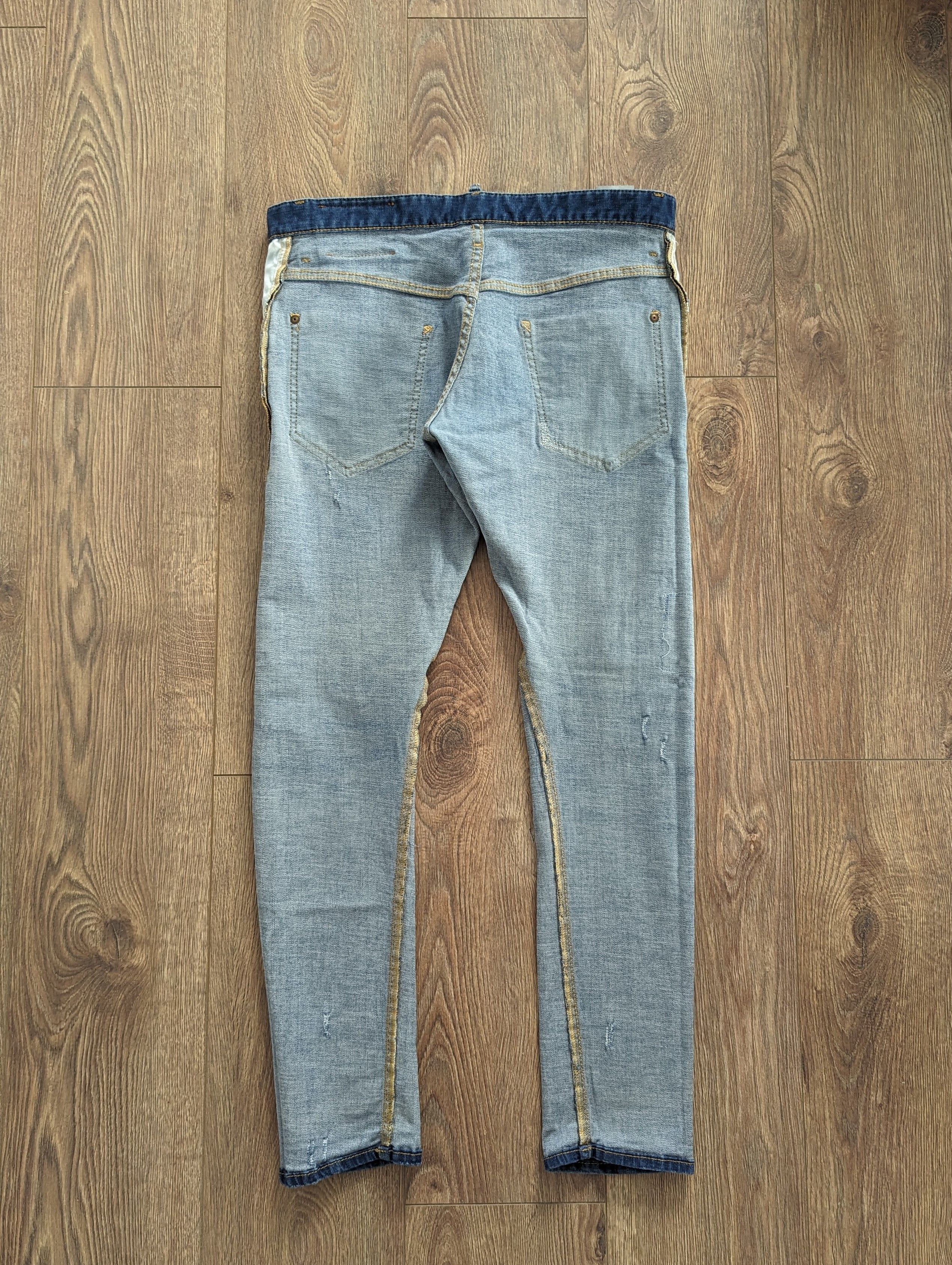 Dsquared2 Dsquared2 Sexy Twist Jeans Men's Blue Pants Made In Italy Size US 32 / EU 48 - 15 Thumbnail