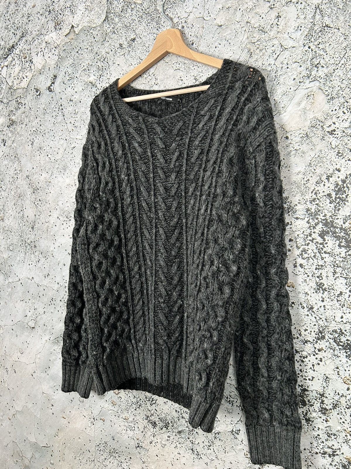 Japanese Brand Vintage Takeshy Kurosawa Knitted Wool Sweater Avant-garde Size US M / EU 48-50 / 2 - 2 Thumbnail