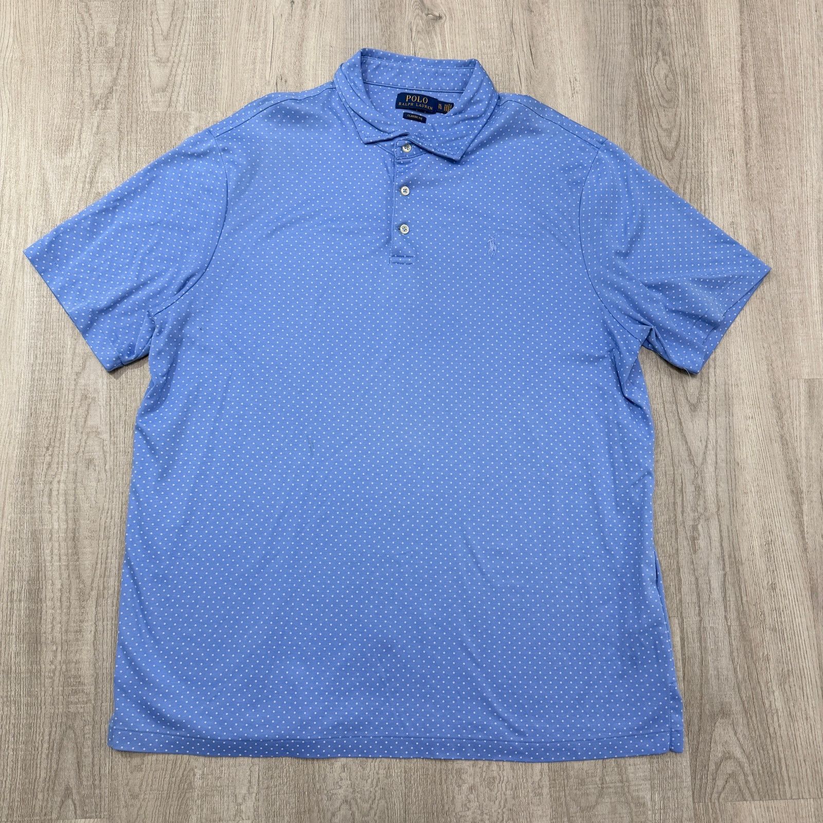Polo Ralph Lauren Polo Ralph Lauren Classic Fit Shirt Extra Large Polka Dot Size US XL / EU 56 / 4 - 1 Thumbnail