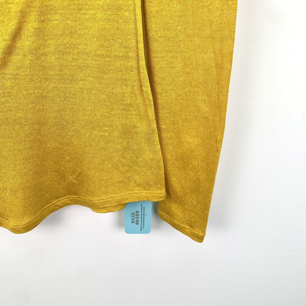 Balmain Balmain Yellow Wool Crew Neck Long Sleeve Knit Sweater K26WX Size XXS / US 00 / IT 34 - 5 Thumbnail