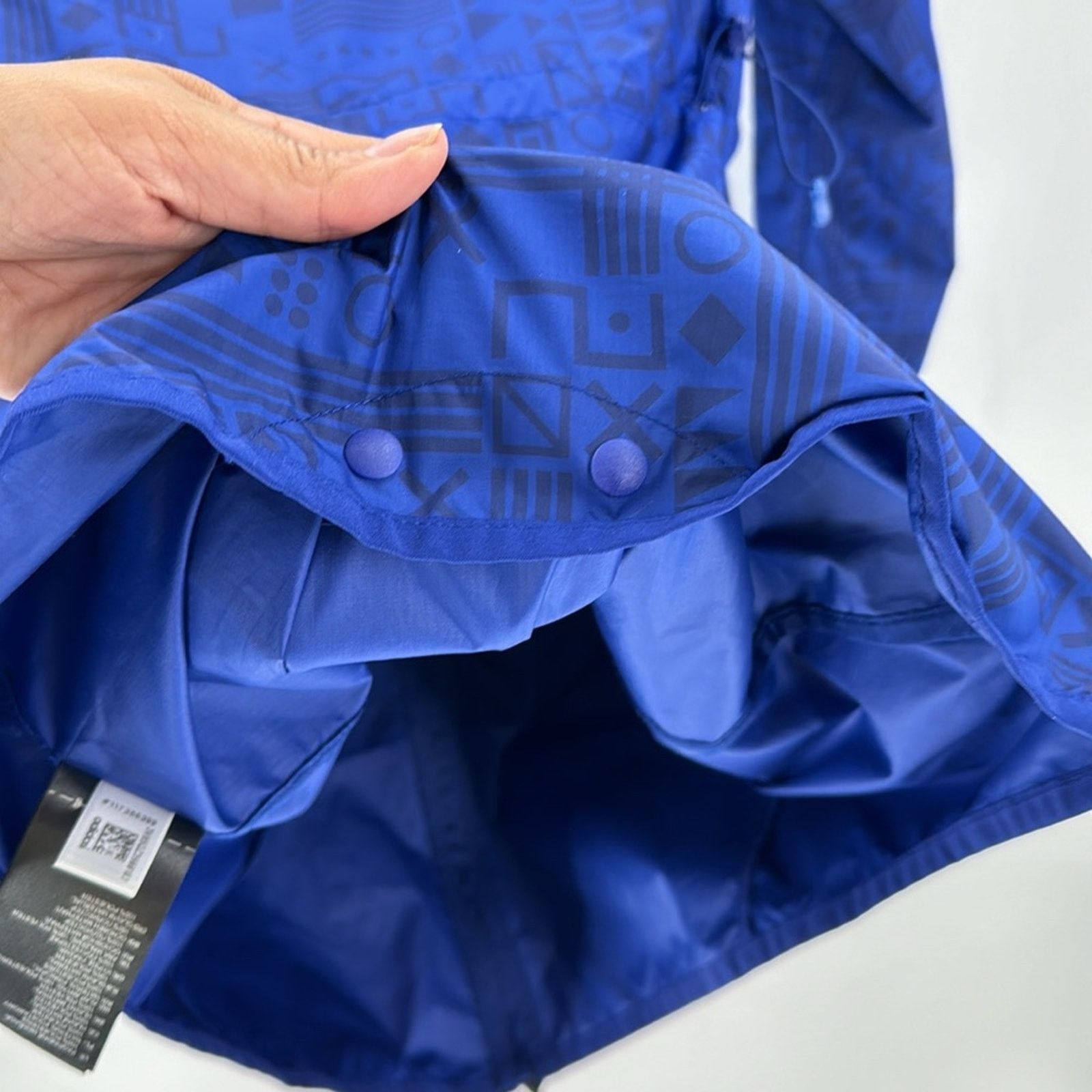 Adidas adidas Tokyo Print Running Jacket blue black longline size S Size M / US 6-8 / IT 42-44 - 4 Thumbnail